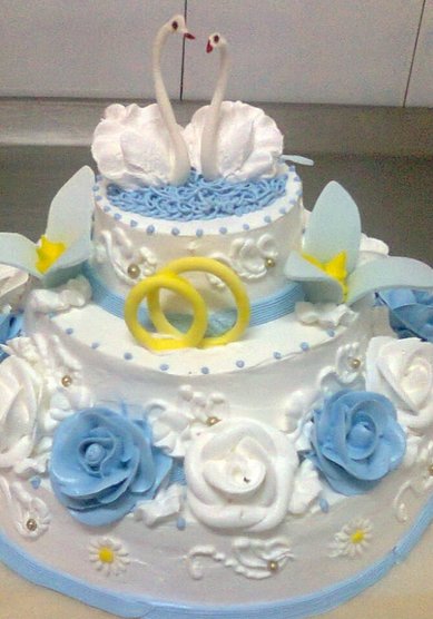 Торт на свадьбу О89705 - Специализированный кондитерский цех Общепит Дзержинского района...