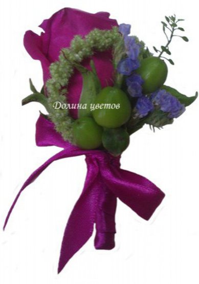 Бутоньерка Д9416 - Мастерская Долина цветов