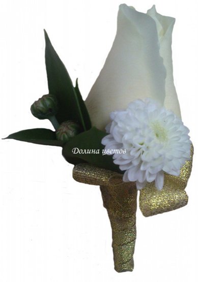 Бутоньерка Д9495 - Мастерская Долина цветов
