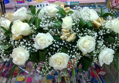 Цветочная композиция м9518 - Салон цветов магазин чудес Праздничный БУМ