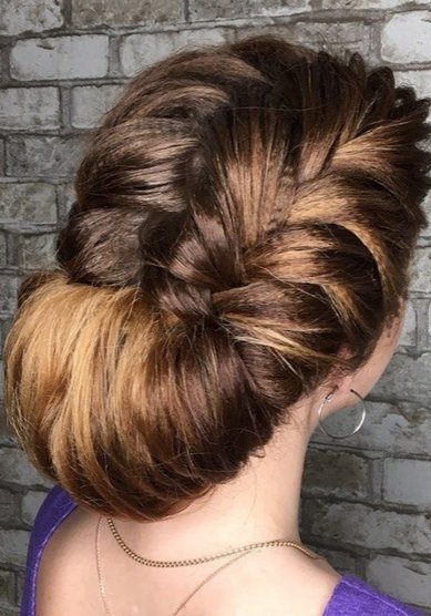 Свадебная прическа Прическа с плетением (Е21109) - Свадебный стилист Елена Русских