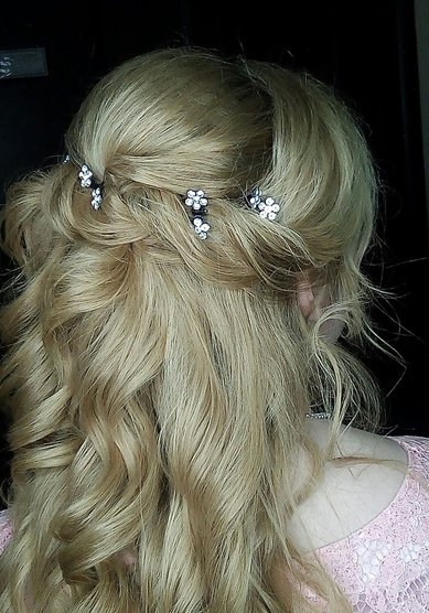 Прическа на свадьбу Е21242 - Свадебный стилист Елена Русских