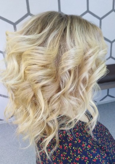 Прическа на свадьбу Локоны. (Е21288) - Свадебный стилист Елена Русских