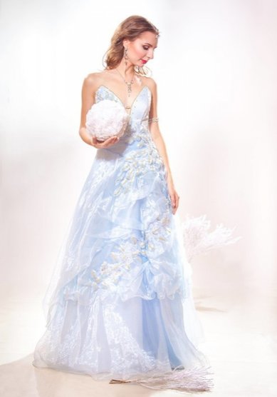 Прическа на свадьбу Легкие волны (Е20160) - Свадебный стилист Елена Русских