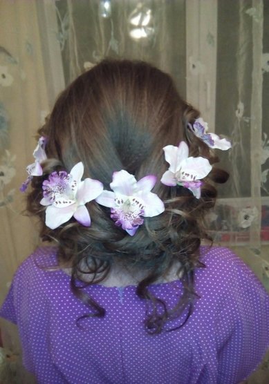 Свадебная прическа Коса в греческом стиле (Е20165) - Свадебный стилист Елена Русских