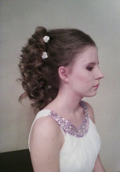 Свадебная прическа Высокий хвост (Е20335) - Свадебный стилист Елена Русских