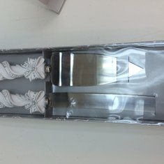 Нож и лопатка для торта П85254