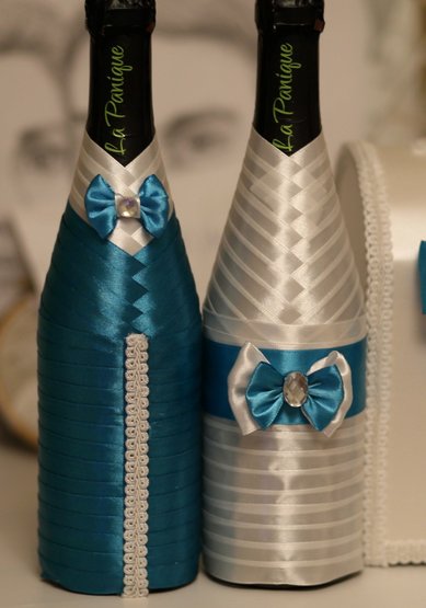 свадебное шампанское Д81332 - Студия Дарьи Артемьевой