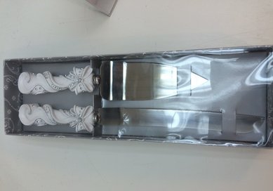 Нож и лопатка для торта П85254 - Магазин чудес Праздничный БУМ